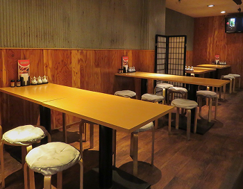 テーブル席の様子